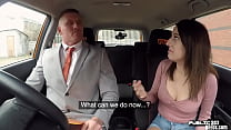 Driving instructor fucks Spanish driver in her wet pussy